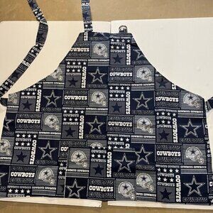 Dallas Cowboys Barbeque Apron Block Pattern